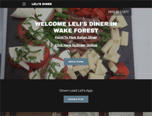 Tablet Screenshot of lelisdiner.com